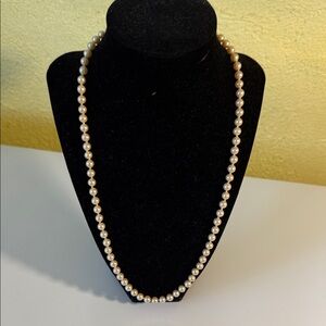 Monet Faux Pearl Vintage Necklace